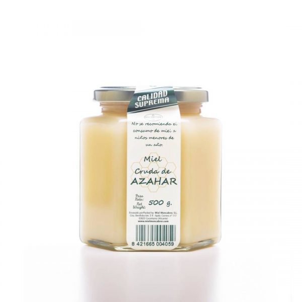 Miel cruda de azahar 500 grs